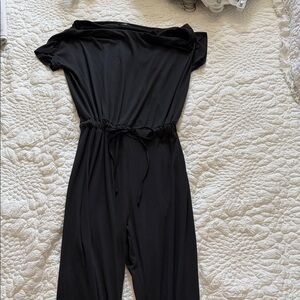 Black Off-Shoulder Jumpsuit